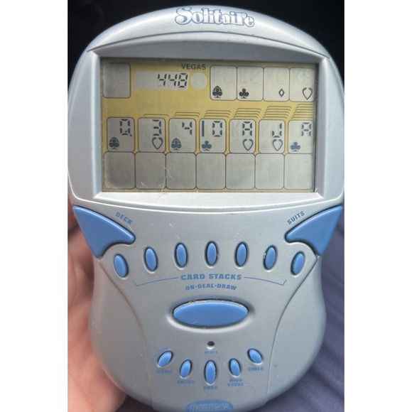 Radica Other - Y2K Handheld Solitaire Game Vintage Gaming 2000 Radica Big Screen w/Undo Button